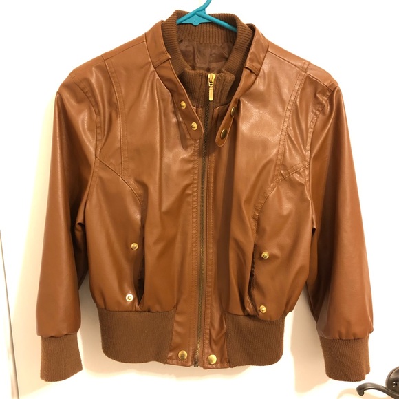Faux Leather Jacket - Picture 1 of 3